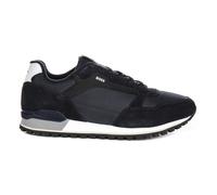 Men's BOSS Orange Parkour-L Mens Suede/Mesh Trainers - Navy - Size: 9