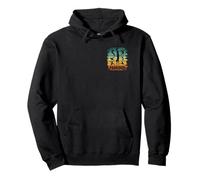 Parkour Retro Athlete Moves Urban Training Silhouette Humor Pullover Hoodie