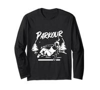 Parkour Women Precision - Mental Focus Landing Jump Long Sleeve T-Shirt