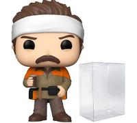 Parks and Rec - Hunter Ron Swanson Limited Edition Chase Funko Pop! Vinyl Figure (Bundled with Compatible Pop Box Protector Case)