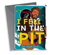 Parks and Rec I Fell in the Pit Anniversary/Valentines/Engagement Card