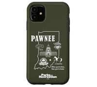 Parks And Recreation Pawnee Indiana Icons Case for iPhone 11