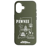 Parks And Recreation Pawnee Indiana Icons Case for iPhone 16