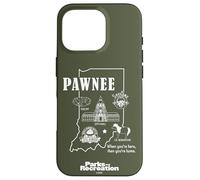 Parks And Recreation Pawnee Indiana Icons Case for iPhone 16 Pro