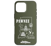 Parks And Recreation Pawnee Indiana Icons Case for iPhone 16 Pro Max