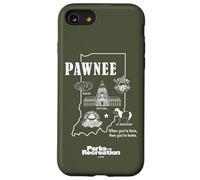 Parks And Recreation Pawnee Indiana Icons Case for iPhone SE (2020) / 7/8