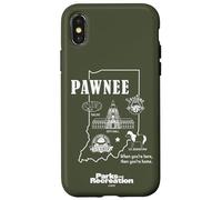 Parks And Recreation Pawnee Indiana Icons Case for iPhone X/XS