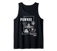 Parks and Recreation Pawnee Indiana Icons Tank Top