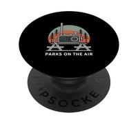Parks On The Air Portable Ham Radio Operator Camping PopSockets Adhesive PopGrip