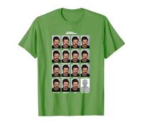 Parks & Recreation Many Faces of Ron T-Shirt, Men, Grass Green, 3X-Large