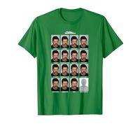 Parks & Recreation Many Faces of Ron T-Shirt, Men, Kelly Green, 3X-Large