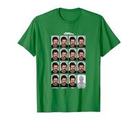 Parks & Recreation Many Faces of Ron T-Shirt, Men, Kelly Green, Small