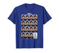Parks & Recreation Many Faces of Ron T-Shirt, Men, Royal Blue, 3X-Large