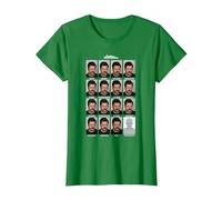 Parks & Recreation Many Faces of Ron T-Shirt, Women, Kelly Green, Small