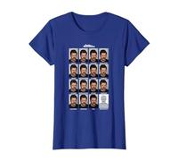 Parks & Recreation Many Faces of Ron T-Shirt, Women, Royal Blue, Large