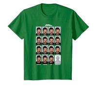 Parks & Recreation Many Faces of Ron T-Shirt, Youth, Kelly Green, Medium