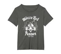 Parks & Recreation Mouse Rat Pawnee T-Shirt, Women's Plus, Asphalt Grey, 6X