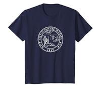 Parks & Recreation Pawnee Seal T-Shirt, Youth, Navy Blue, Large