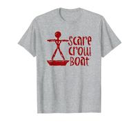 Parks & Recreation Scarecrow Boat T-Shirt, Men, Heather Grey, X-Large