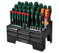 Parkside 101 Piece Screwdriver & Bit Station Set With Magnetic Tips - Brand New