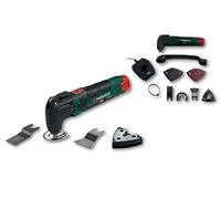 Parkside 12V Cordless Multi-Purpose Rotary Tool, Highly Versatile Oscillation Technology, Bare Unit, for Sawing, Cutting, Scraping and Sanding, Black/Green/Red/Silver