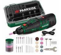 Parkside 12V Cordless Rotary Multi Tool Precision Drill Grinder +50 Accessories