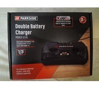 Parkside 12V Double Battery Charger for Cordless Tools - PDSLG 12 A1