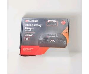 Parkside 12V Double Battery Charger for Cordless Tools - PDSLG 12 A1 NEW