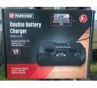 Parkside 12V Double Battery Charger for Cordless Tools - PDSLG 12 A1