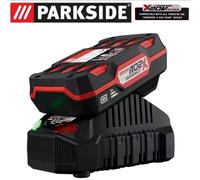 Parkside 20V lithuim ion 2Ah Battery (PAP 20 B1) & 60 min Charger (PLG 20 C1) 65W 2.4A With Cell Balancing for longer battery life and increased lefespan