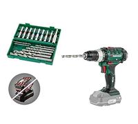 Parkside 20V Cordless Drill Set, 17-Piece Drill and Screw Set, Integrated LED, Torque 40 Nm, Drill Diameter 30mm (Wood), 13mm (Steel)