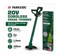 Parkside 20V Cordless Grass Trimmer without Battery & Charger PRTA 20 Li B3
