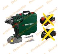Parkside 20V Cordless Impact Drill Driver - Optional For 2Ah Battery & Charger