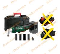 Parkside 20V Cordless Right Angle Ratchet Impact Wrench - 2Ah Battery & Charger