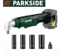 Parkside 20V Cordless Right Angle Ratchet Impact Wrench - 2Ah Battery & Charger
