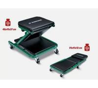 PARKSIDE 2in1 Car Creeper Stool Roller 150kg Folds Sturdy Padded Seat Mechanic