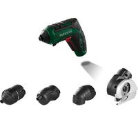 Parkside 4V Cordless Screwdriver Mit Tauschaufsätzen Angle Schneidaufsatz Shears