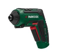 Parkside 4V Cordless Screwdriver Set With 15 Bit & USB-C Cable LED Work Light
