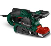 Parkside. Belt Sander PBSD 600 A1 with Adjustable Belt Speed, Integrated Extraction Function with Removable dust Collection Box