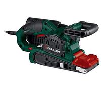 Parkside. Belt Sander PBSD 600 A1 with Adjustable Belt Speed, Integrated Extraction Function with Removable dust Collection Box