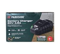 Parkside 120 Watt, 20V 4.5A Charger - 30 min charging time (2.0/4.0 Ah)