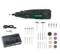 Parkside Cordless Detail Sander 25000 RPM Sander 12V + Case + Accessories
