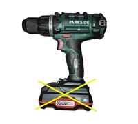 Parkside PABS 20-Li X20V Cordless Drill in Transport Case (without Battery and Charger)