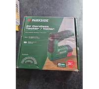 Parkside Cordless Nailer Stapler Nail Gun Tacker 4V Li-Ion PAT 4 D6