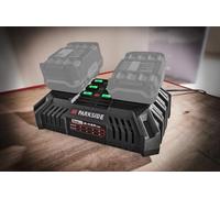 Parkside Dual Battery Charger 20V PDSLG 20 B1 2x4.5A