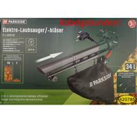 Parkside PLS 2600 Electric Leaf Vacuum Blower Mulcher