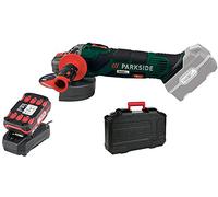Parkside PWSA 20 Li Battery Angle Grinder 125 mm x 20 V Team 20 Volt with Battery 2.0 Ah / Charger