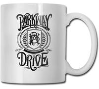 Parkway Drive Logo Funny Coffee Mug - 11oz Office Mug Gift for Birthdays and Christmas
