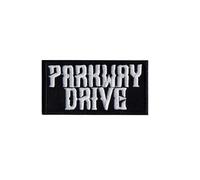 Parkway Drive Silver Black Metalcore Patch Badge Embroidered Iron on Applique Patch Accessory