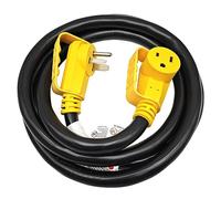 Parkworld Universal Extension Cable for Soldering Iron and Charger EV, NEMA 6-50, 6AWG, 3 Tips, 50A, 250V, 12500W, PVC, Male to Female, Universal, 3 Feet